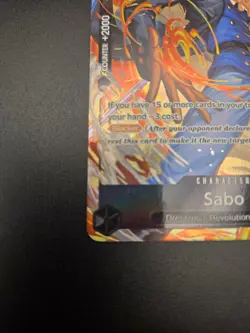SABO - One Piece PRB02-014 - AA Alt Art Super Rare SR - Premium Booster Vol. 2 - Image 3