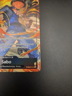 SABO - One Piece PRB02-014 - AA Alt Art Super Rare SR - Premium Booster Vol. 2 - Image 4