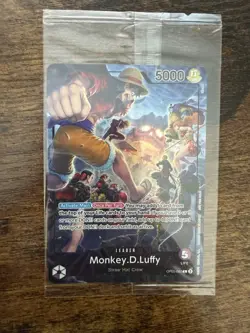 Monkey.D.Luffy (PSA Magazine) OP05-060 One Piece Promo Cards Foil FACTORY SEALED - Image 1
