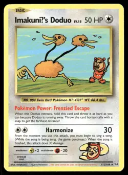 Pokemon Cards ImakuniU's Doduo 112/108 Evolutions Secret Rare NM - Image 1