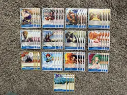 One Piece Card Game OP13 Carrying On His Will Complete Common/Uncommon Playset - Image 3