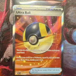 Pokemon Ultra Ball 264/217 ASC: Trainer Item Ultra Rare Full Art Holo Card - Image 1