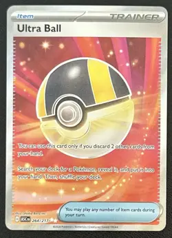 Pokemon Ultra Ball Full Art Holo Trainer-Item Card 264/217 ASC Nintendo - Image 2