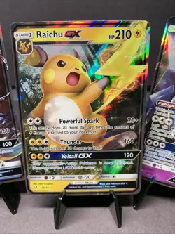 Pokemon TCG GX Full Art Holo Lot of 5 Cards Black Star Promo - Sun & Moon Era LP - Image 4