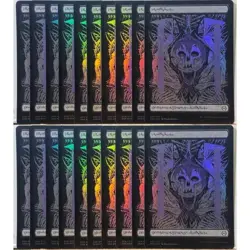 MTG Swamp Foil Phyrexian 269/271 Full Art Basic Land NM Lot of 20 cards NICE!!! - Image 1