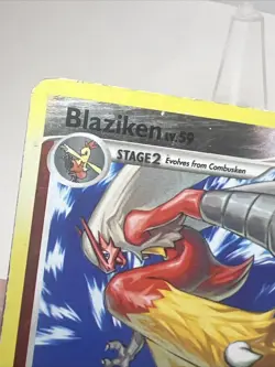 HP+ Blaziken 3/127 Reverse Holo Platinum AUTHENTIC Pokemon Card - Image 4