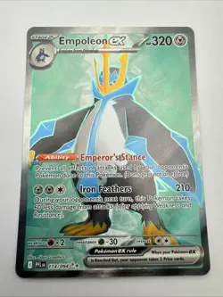 Empoleon ex 114/094 Rare Ultra Card Phantasmal Flames Pokemon TCG - Image 1