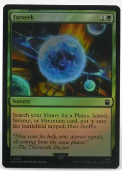 Farseek Magic the Gathering, MTG Doctor Who FOIL (0232) NM - Image 1