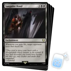 SANGUINE BOND X4 The Lord Of The Rings: Tales Of Middle-earth Commander MTG - Image 1
