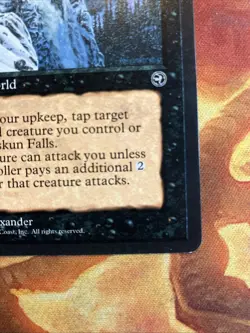 MTG Koskun Falls Homelands Lightly Played Condition Black Vintage!!! - Image 5