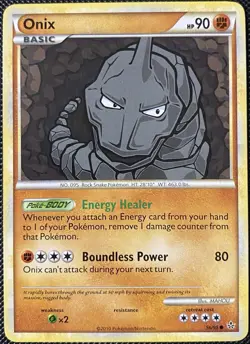 Onix 56/95 Unleashed Regular - Pokemon Card - Image 1