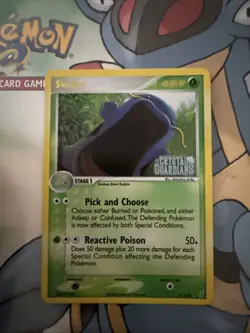 Pokemon Swalot 11/100 EX Crystal Guardian Reverse Holo Card - Image 1