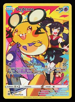 Dedenne TG07/TG30 - SWSH Brilliant Stars - Trainer Gallery - Pokemon TCG Card NM - Image 1