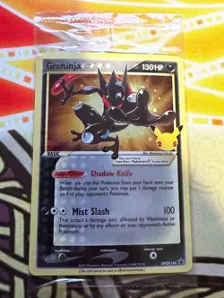 Greninja Gold Star SWSH144 Pokemon Celebrations Black Star Promo SEALED - Image 3