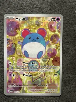 Marill (ASC 232) Full Art Erhabene Helden 232/217 Pokemon Karte Deutsch NM - Image 1