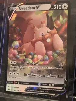 Greedent V #120 Pokemon TCG Crown Zenith - Image 1