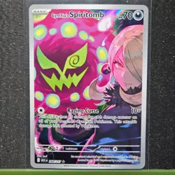 CYNTHIA'S SPIRITOMB 244/217 ILLUSTRATION RARE ME: ASCENDED HEROES POKEMON NM/M - Image 1