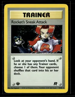 Pokemon 2000 Team Rocket Rocket's Sneak Attack 1st Edition #16/82 - Image 1