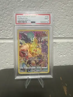Pokemon Pikachu 160/159 Full Art Secret Rare Crown Zenith 2023 PSA 9 MINT - Image 1