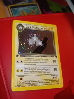 Pokemon Dark Magneton TCG Holo 1st Edition 11/82 Team Rocket - Image 4