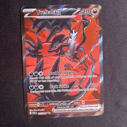 Pokemon TCG Perfect Order English Yveltal EX 105/088 Ultra Rare Full Art NM - Image 1