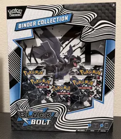 Pokemon Black Bolt and White Flare Lot Binder Collection Set of 2 NEW - Image 5