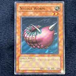 YuGiOh DB2-EN102 Needle Worm Unlimited Common NM - Image 1