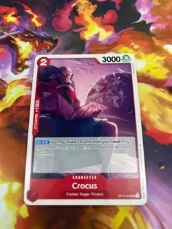 One Piece CCG Crocus Legacy Of The Master UC OP12-003 NM - Image 1