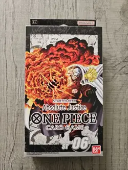 One Piece TCG: Absolute Justice Starter Deck - ST-06 - English - New - Sealed! - Image 1