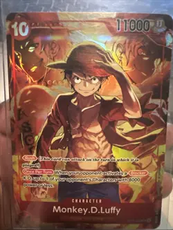 Monkey D Luffy ST10-006 Treasure Booster Promo One Piece TCG - Image 1