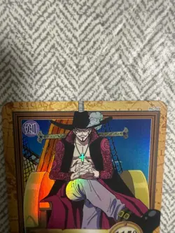 ONE PIECE Carddass Hyper Battle【U.S./DDP】Dracule Mihawk C140 Holo - Image 5
