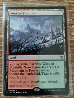 Wooded Foothills - Khans of Tarkir - MTG Magic Card - NM - Image 1