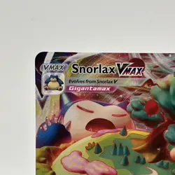 Pokemon Snorlax VMAX Ultra Rare Full Art Holo 142/202 Sword & Shield Card NM / M - Image 2