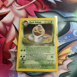 Dark Arbok Team Rocket 2/82 Holo Rare 60 HP Wizards 2000 Card Pokemon TCG - Image 1