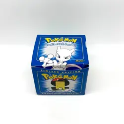 Vintage Pokemon Mewtwo 23K Gold Plated Trading Card w/ Box and COA 90s Blue Box - Image 1