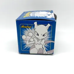Vintage Pokemon Mewtwo 23K Gold Plated Trading Card w/ Box and COA 90s Blue Box - Image 4