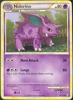 Nidorino 46/102 Triumphant Regular - Pokemon Card - Image 1