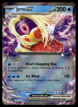 Jynx EX 124/165 - Scarlet & Violet 151 - Double Rare - Pokemon TCG Card NM - Image 1