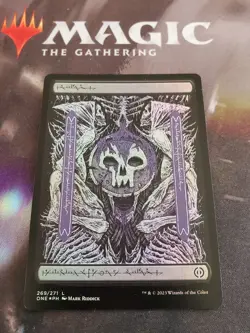 Mtg. Swamp. #269. Foil. Phyrexian. Phyrexia All Will Be One. Nm - Image 1