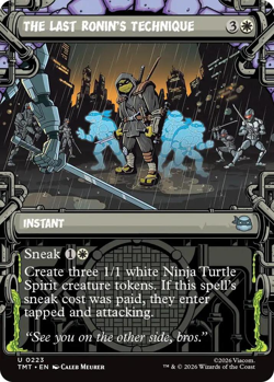 The Last Ronin's Technique (Showcase Foil) - Teenage Mutant Ninja Turtles (TMT) - Image 1