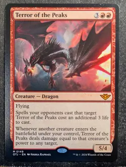 Terror of the Peaks - Outlaws of Thunder Junction (MTG) - Image 1