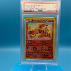 PSA 7 Growlithe RC4 Holo Legendary Treasures Radiant Collection Pokemon - Image 1