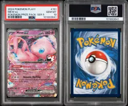 PSA 10 Pokemon Mew EX Prize Pack Series 5 Promo 151 Gem Mint • POP 184 - Image 1