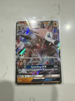 Pokemon TCG Lycanroc GX SM Black Star Promo SM14 Promo - Image 1