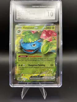 Pokemon Venusaur EX Stellar Crown 001/142 CGC 10 - Image 1
