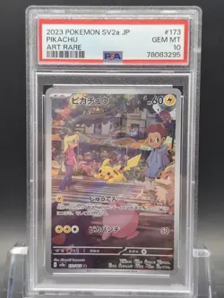 Pikachu Art Rare - Pokemon SV2a 151 Japanese - 173/165 - PSA 10 Gem Mint - Image 1