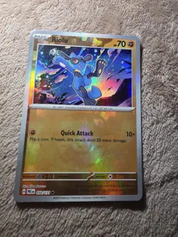 Riolu 050/131 Master Ball Pokemon Prismatic Evolutions - Image 2
