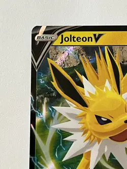 Jolteon V SWSH151 Pokemon Sword & Shield TCG 2021 Near Mint Black Star Promo - Image 4
