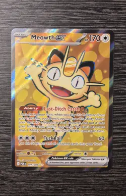 Pokemon Meowth EX 107/088 Perfect Order Fresh Pull Nm English * - Image 1