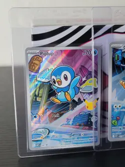 Pokemon First Partner Illustration Rare Turtwig Chimchar Piplup 30th Anniversary - Image 2